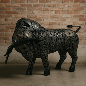 Petit Taureau Metal Mecanic