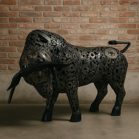 Petit Taureau Metal Mecanic