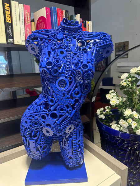 Buste Déco « Blue Mecanic »