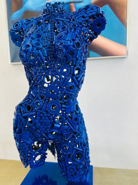 Buste Déco « Blue Mecanic »