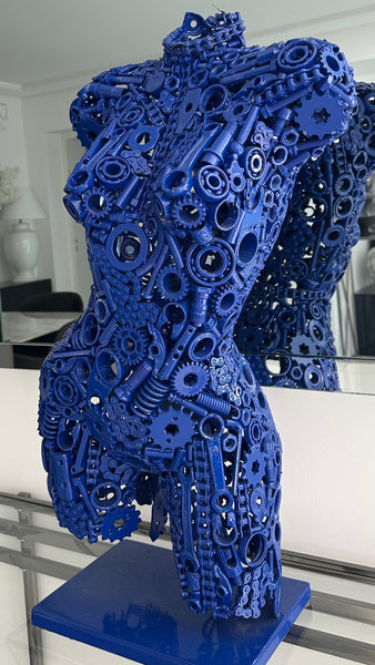 Buste Déco « Blue Mecanic »