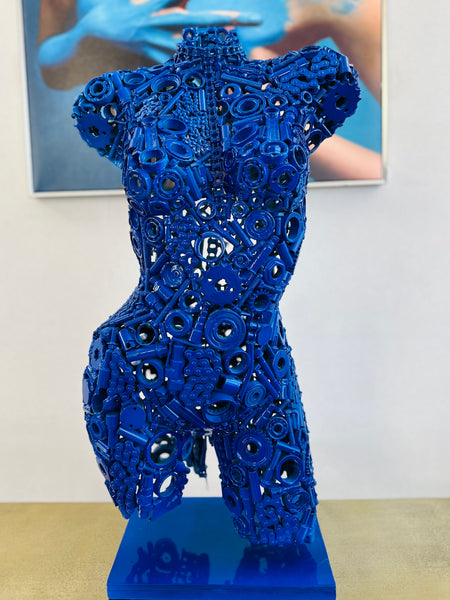 Buste Déco « Blue Mecanic »