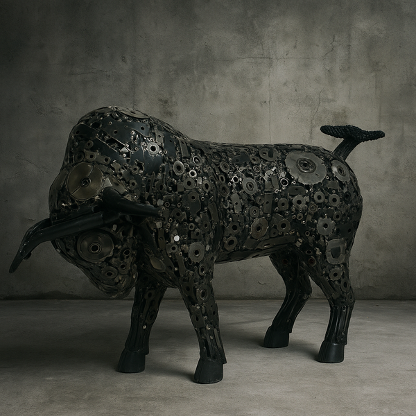 Petit Taureau Metal Mecanic