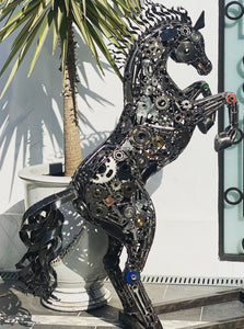 Sculpture Cheval « Metal Mecanic »